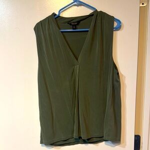 Banana Republic Sleeveless Green Blouse